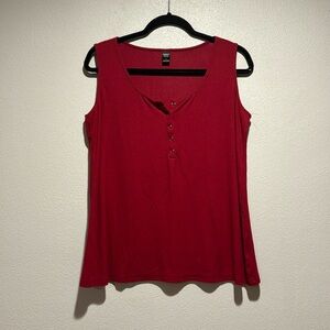 Emery Rose ribbed loose fit tank